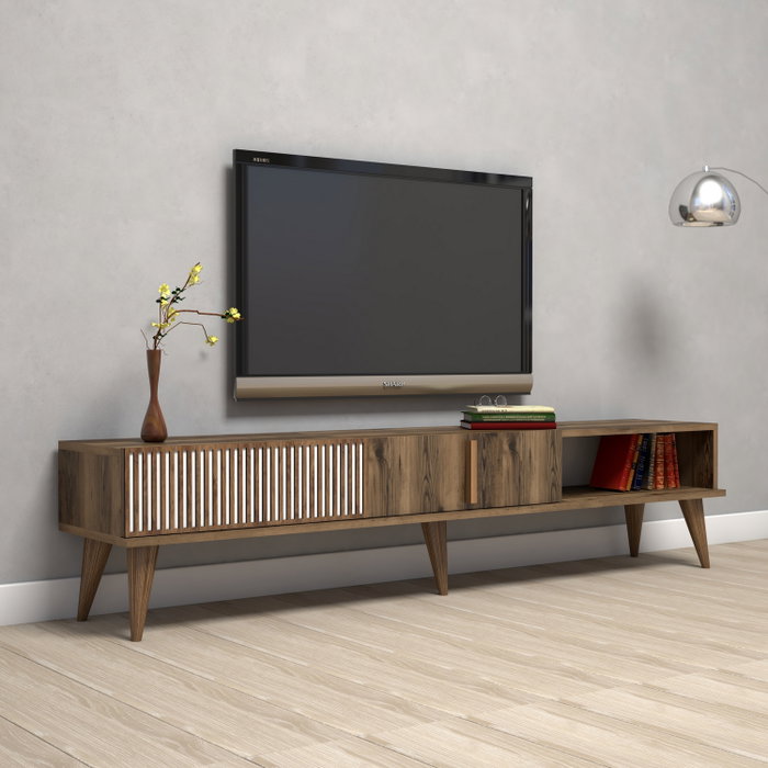 Hanah Home Soporte de TV Milan - Nogal Hanah Home Soporte de TV Milan - Nogal